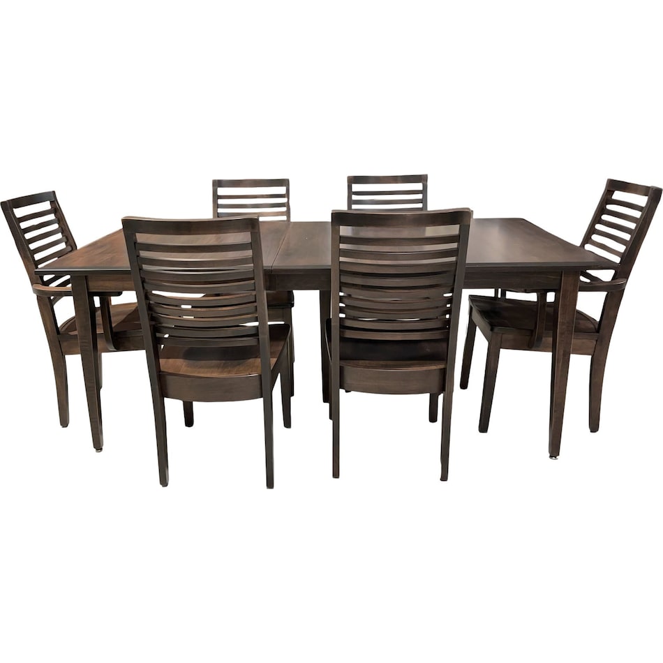  brown dining room   