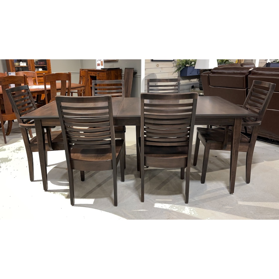 brown dining room   