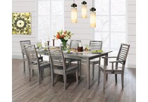  gray dining room   