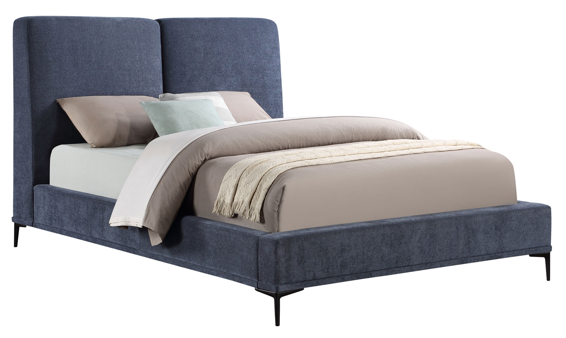 Sky Queen Upholstered Bed
