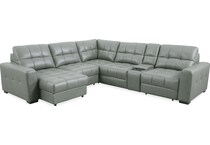  gray leather   