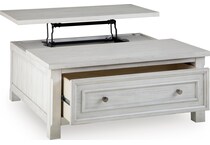  white occasional tables all   