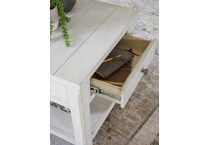  white occasional tables all   