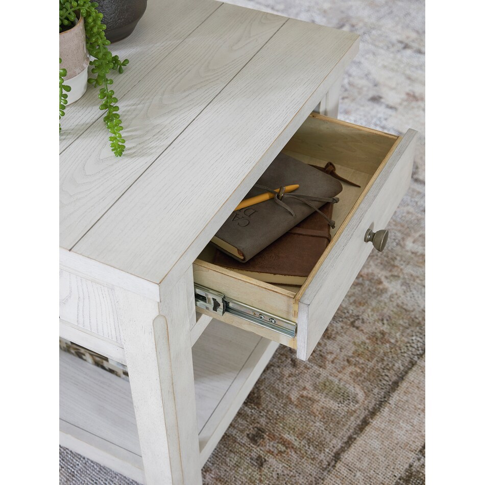  white occasional tables all   