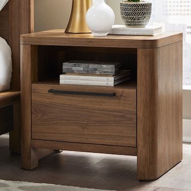 Totes 1 Drawer Nightstand