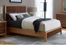  two tone master bedroom   