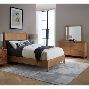 NordHaven 4 Piece King Panel Bedroom