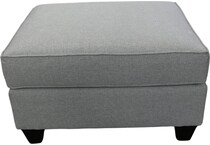  blue ottoman   