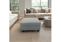  blue ottoman   