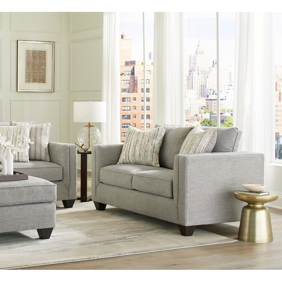  gray loveseat   