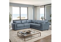  blue leather   
