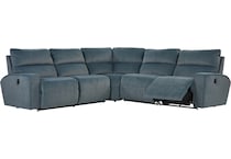  blue silk sofa   