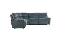  blue silk sofa   