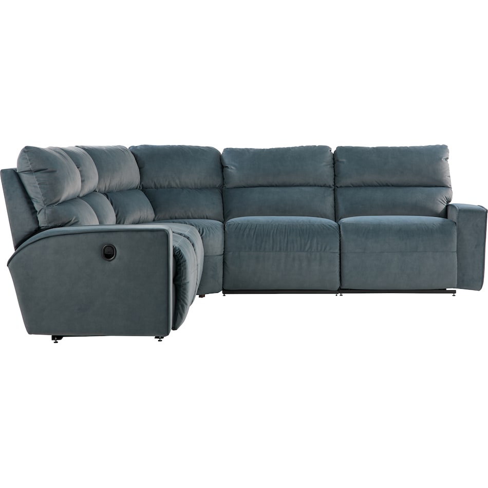  blue silk sofa   
