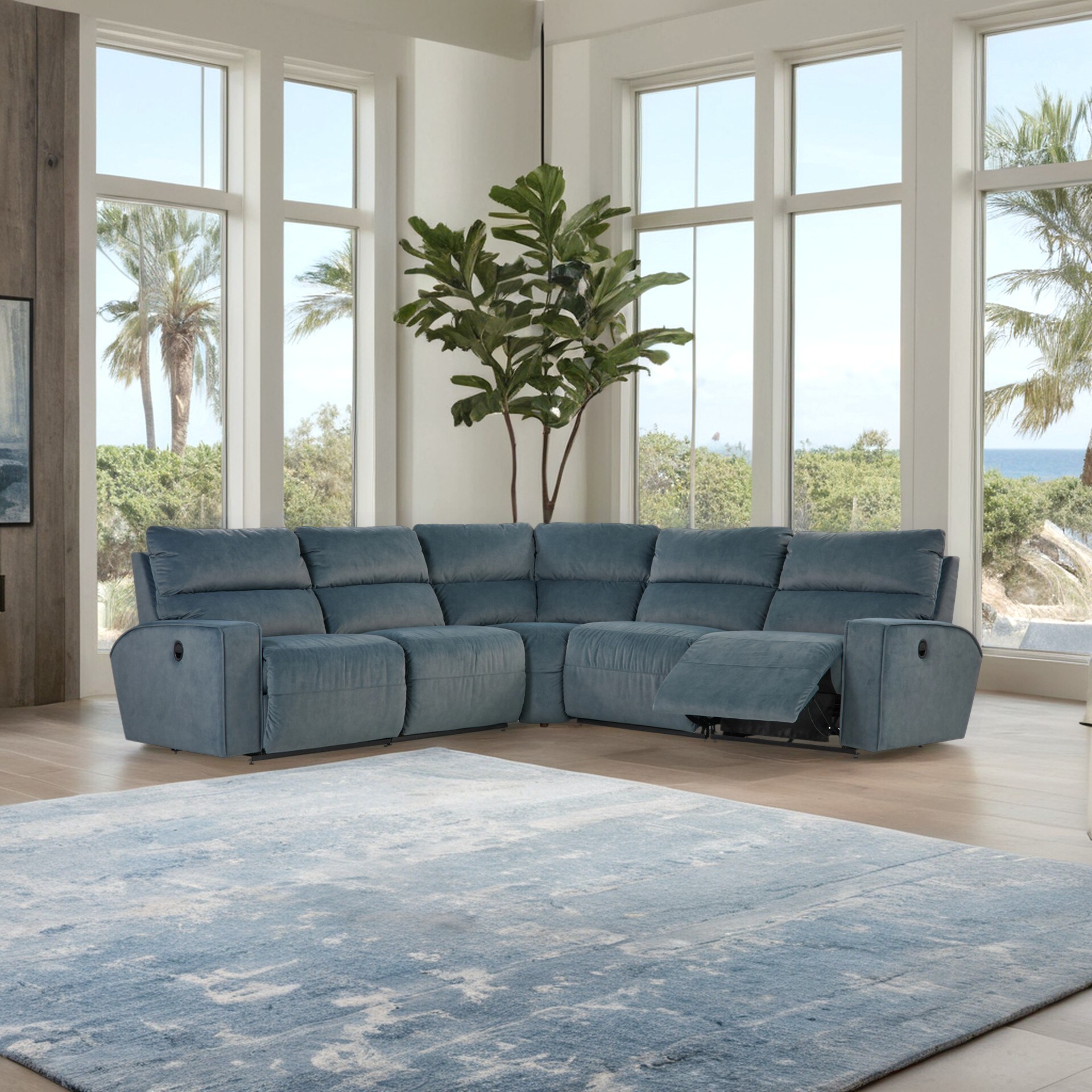 Maddox 5 Piece Reclining Sectional