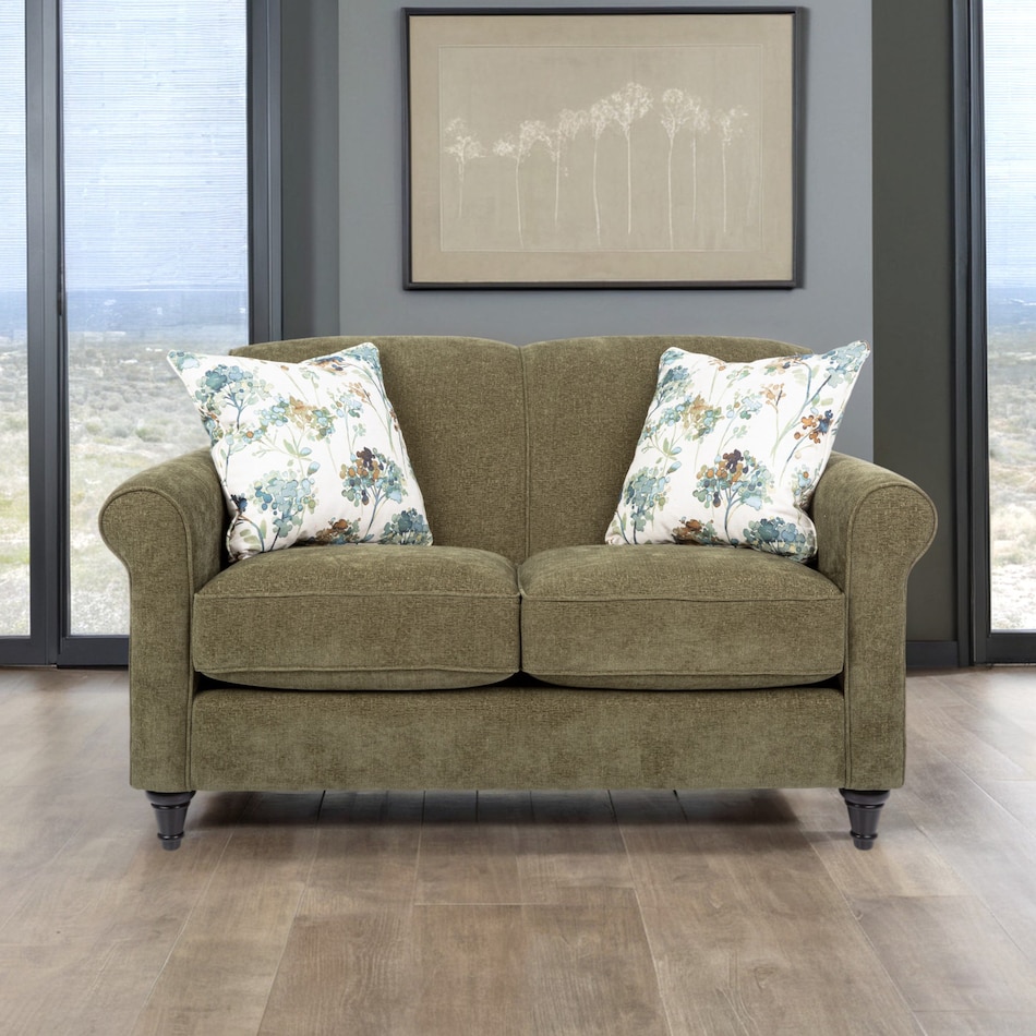  green loveseat   