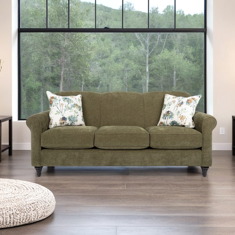  green sofa   