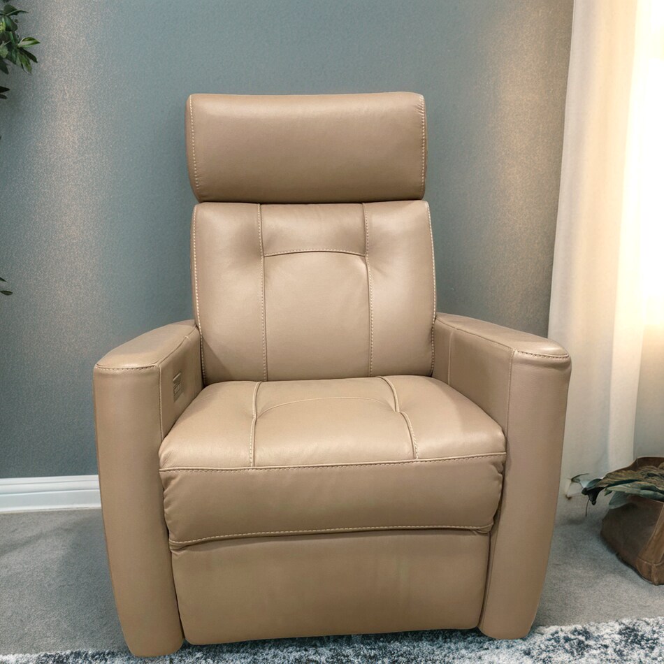  beige recliner   
