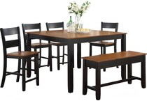  cherry pub   bar units   stools   