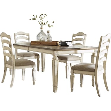 Realyn 5 Piece Dining Room Set