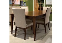  brown dining room   