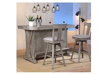  gray pub   bar units   stools   