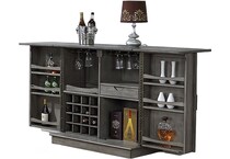  gray pub   bar units   stools   