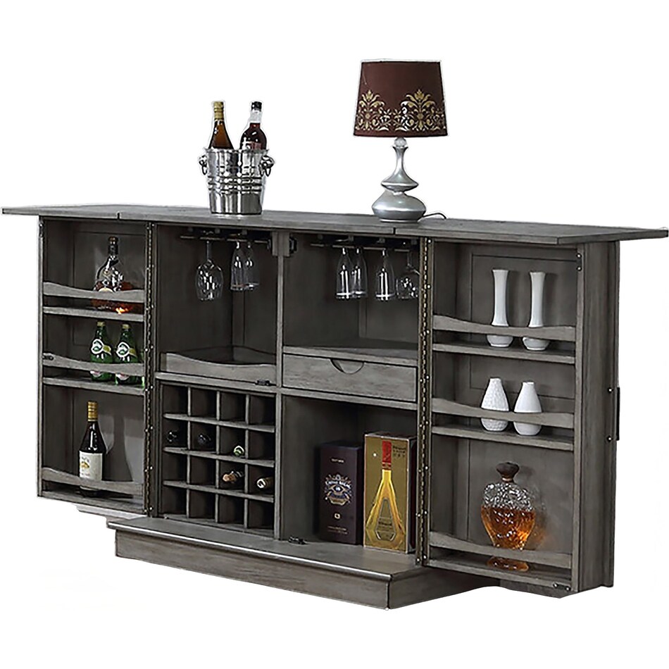  gray pub   bar units   stools   
