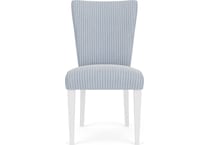  blue dining room chair   