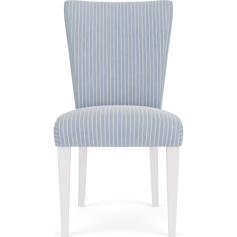  blue dining room chair   