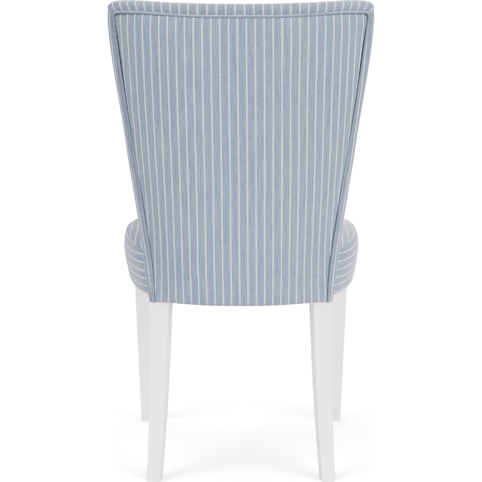  blue dining room chair   