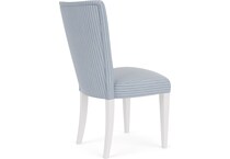  blue dining room chair   