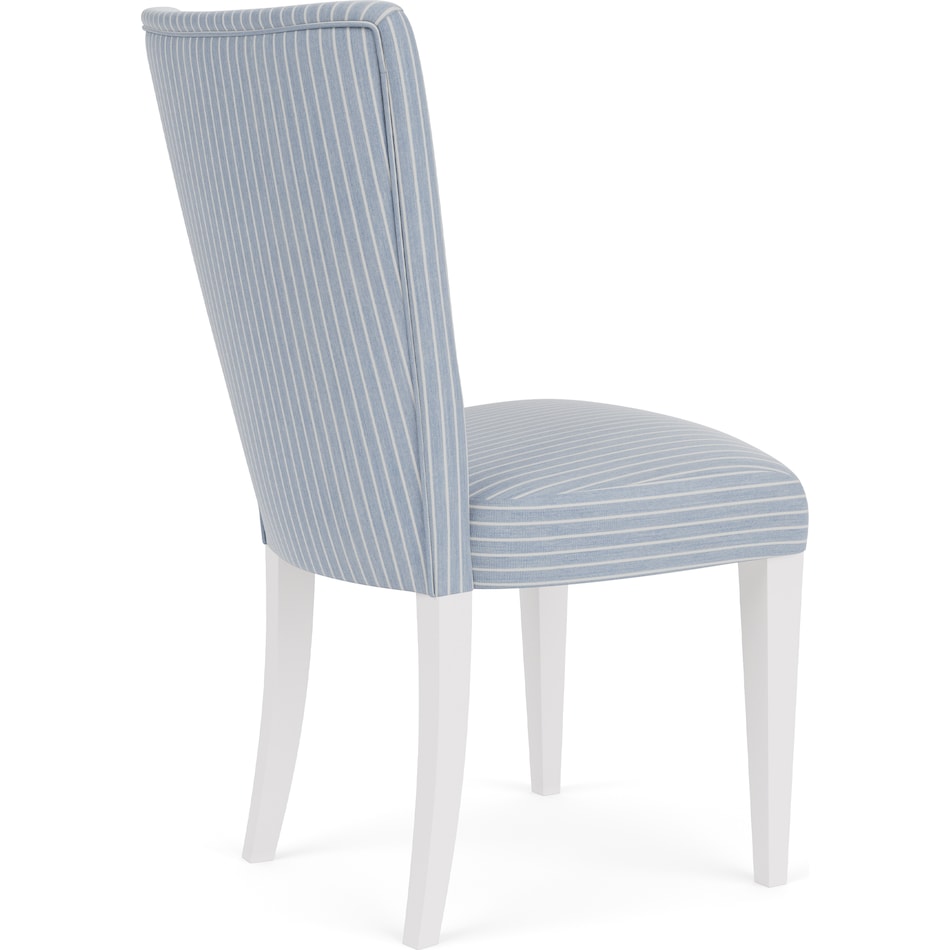  blue dining room chair   