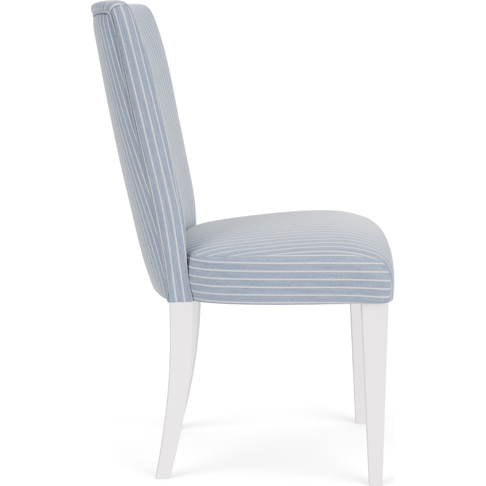  blue dining room chair   