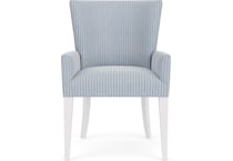  blue dining room chair   