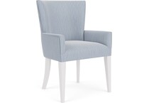  blue dining room chair   
