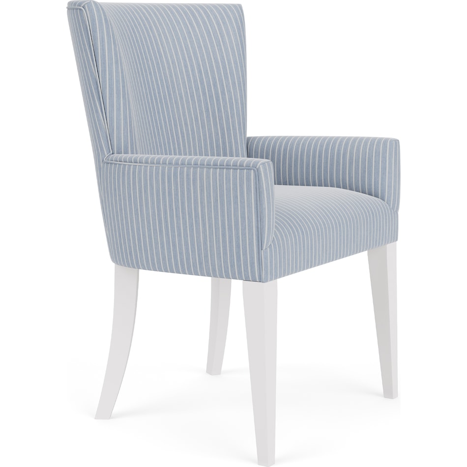  blue dining room chair   