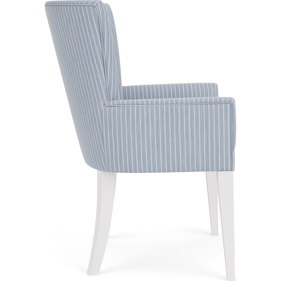  blue dining room chair   