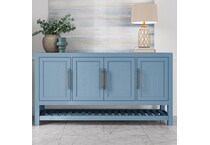  blue dining room   