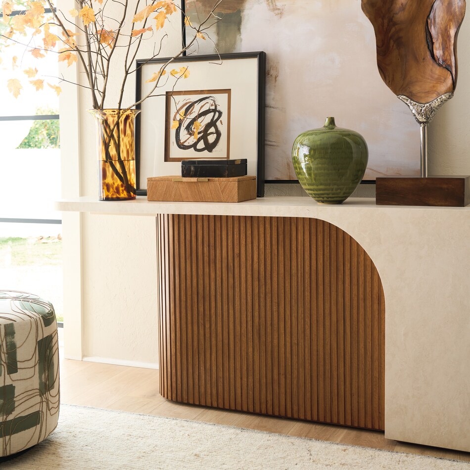  brown occasional tables all   