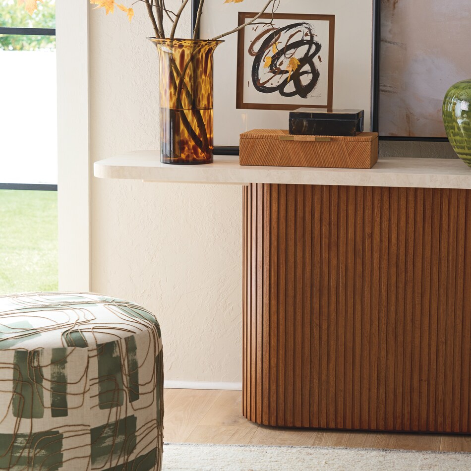  brown occasional tables all   