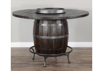  brown pub   bar units   stools   