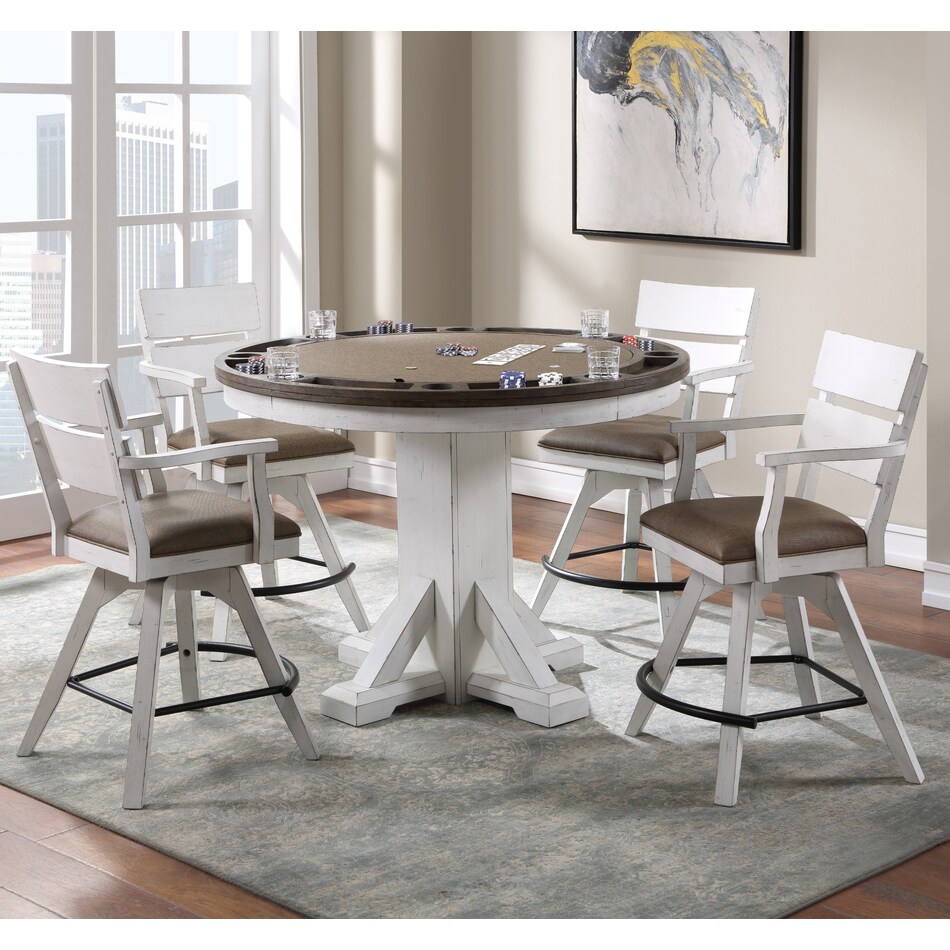  two tone pub   bar units   stools   