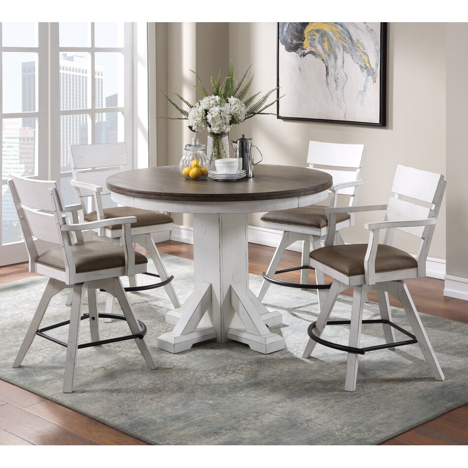  two tone pub   bar units   stools   