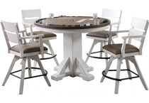  two tone pub   bar units   stools   
