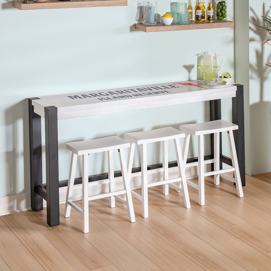  white pub   bar units   stools   