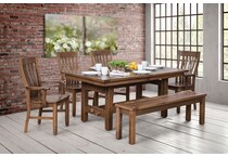  brown dining room   
