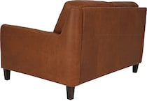  brown loveseat   