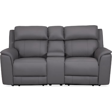 Power Loveseat With Console