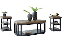  two tone occasional tables all   